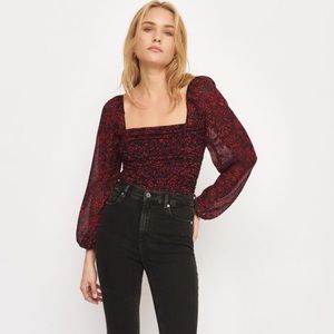 Dynamite bubble sleeve blouse